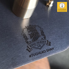 Load image into Gallery viewer, COCOYAYA King Series 2.0 Tughlaq Shah Hookah Golden (With Bag)
