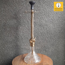 Load image into Gallery viewer, COCOYAYA King Series 2.0 Vikram Aditya Hookah Golden (With Bag)
