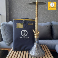 Load image into Gallery viewer, COCOYAYA COCOYAYA King Series Long Hookah Bag Only for Carrying - Black Design 2 (Bag Color And Design May Very)
