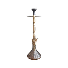Load image into Gallery viewer, COCOYAYA King Series Brando Hookah Golden (Grey Base) With Bag
