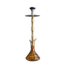 Load image into Gallery viewer, COCOYAYA King Series Brando Hookah Golden (Amber Base) With Bag
