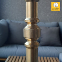 Load image into Gallery viewer, COCOYAYA King Series Kaldor Hookah Golden (Black Base) With Bag
