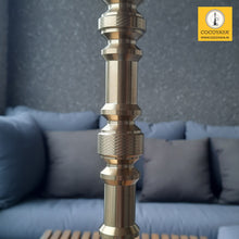 Load image into Gallery viewer, COCOYAYA King Series Kaldor Hookah Golden (Dark Purple Base) With Bag
