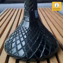 Load image into Gallery viewer, COCOYAYA King Series Litt Hookah Golden ( Dark Green Base) With Bag
