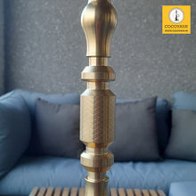 Load image into Gallery viewer, COCOYAYA King Series Litt Hookah Golden ( Dark Grey Base) With Bag
