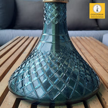 Load image into Gallery viewer, COCOYAYA King Series Marco Hookah Golden (Dark Aqua Base) With Bag
