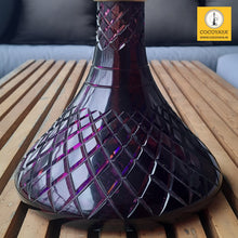 Load image into Gallery viewer, COCOYAYA King Series Pacho Hookah Golden ( Dark Purple Base) With Bag
