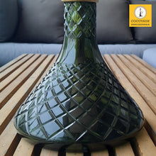 Load image into Gallery viewer, COCOYAYA King Series Pacho Hookah Golden ( Green Base) With Bag
