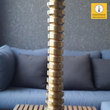 Load image into Gallery viewer, COCOYAYA King Series Pacho Hookah Golden ( Transparent Base) With Bag
