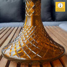 Load image into Gallery viewer, COCOYAYA King Series Spector Stem Design Hookah Golden ( Base Amber ) With Bag
