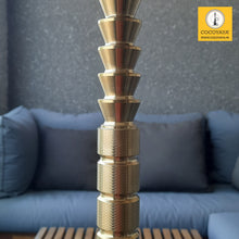 Load image into Gallery viewer, COCOYAYA King Series Tanner Hookah Golden (Dark Grey Base) With Bag
