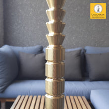 Load image into Gallery viewer, COCOYAYA King Series Tanner Hookah Golden (Transparent Base) With Bag
