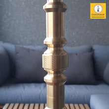 Load image into Gallery viewer, COCOYAYA King Series Kaldor Hookah Golden (Amber Base) With Bag
