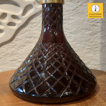 Load image into Gallery viewer, COCOYAYA King Series 2.0 Akbar The Great Hookah Golden ( Dark Purple Base) With Bag
