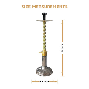 COCOYAYA Woody King Series Brando Hookah Golden Dark Brown
