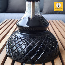 Load image into Gallery viewer, COCOYAYA Knuckler Hookah Black Golden (Black Base) With Bag Design 2
