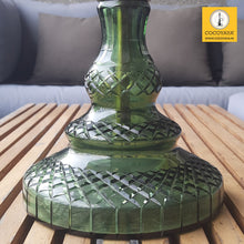 Load image into Gallery viewer, COCOYAYA Knuckler Hookah Black Golden (Dark Green Base) With Bag Design 2

