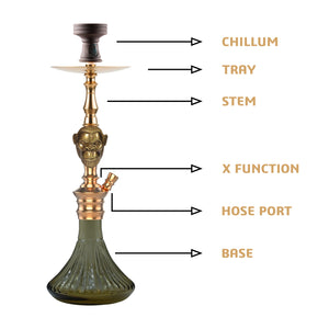 COCOYAYA Bohemian Series Kong Hookah Golden