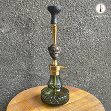 Load image into Gallery viewer, COCOYAYA Congo Series Kong Hookah Golden (Dark Green Base) With Bag
