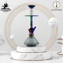 Load image into Gallery viewer, COCOYAYA Conquer Series Lazy Goose Hookah Rainbow

