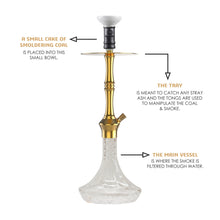 Load image into Gallery viewer, M20 19.5 Inch Hookah Golden
