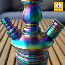 Load image into Gallery viewer, COCOYAYA Madrid Hookah Rainbow ( Dark Grey Base ) ( With Bag )
