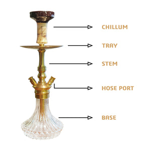 COCOYAYA Madrid Hookah Golden