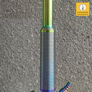 COCOYAYA King Series Marco Hookah Rainbow ( Black Base )(with bag)