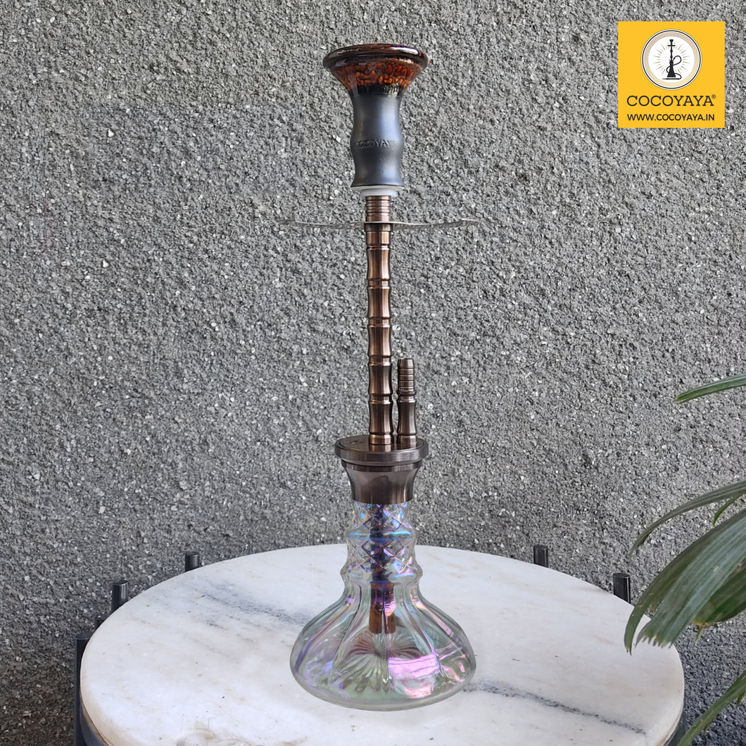 COCOYAYA Prince Series Messi With Bag Hookah Coffee (Transparent Base)