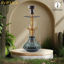 Load image into Gallery viewer, COCOYAYA VIP Takeover Series MIckey Hookah Golden (Cut Glass Base )
