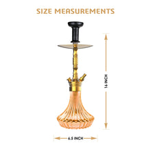 Load image into Gallery viewer, COCOYAYA Prince Series Milan Hookah Golden ( Orange Base )
