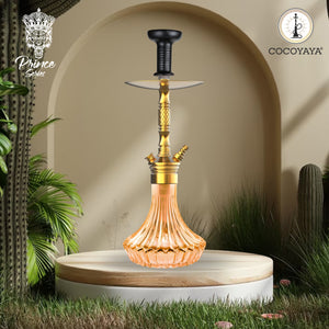 COCOYAYA Prince Series Milan Hookah Golden ( Orange Base )