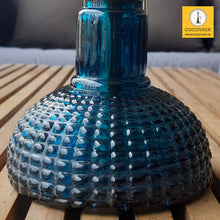 Load image into Gallery viewer, COCOYAYA Mini Ferro Series Hookah Champagne (Dark Aqua Base) with Bag
