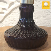 Load image into Gallery viewer, COCOYAYA Mini Ferro Series Hookah Champagne (Dark Purple Base) with Bag
