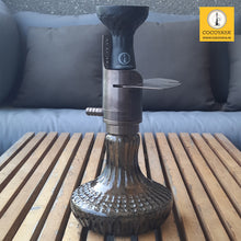 Load image into Gallery viewer, COCOYAYA Mini Ferro Series Hookah Coffee (Olive Green Base) with Bag
