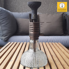 Load image into Gallery viewer, COCOYAYA Mini Ferro Series Hookah Coffee ( Transparent Base) with Bag
