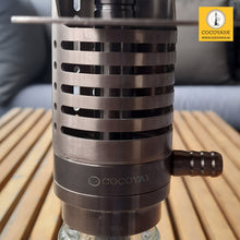 Load image into Gallery viewer, COCOYAYA Mini Ferro Series Hookah Coffee ( Transparent Base) with Bag
