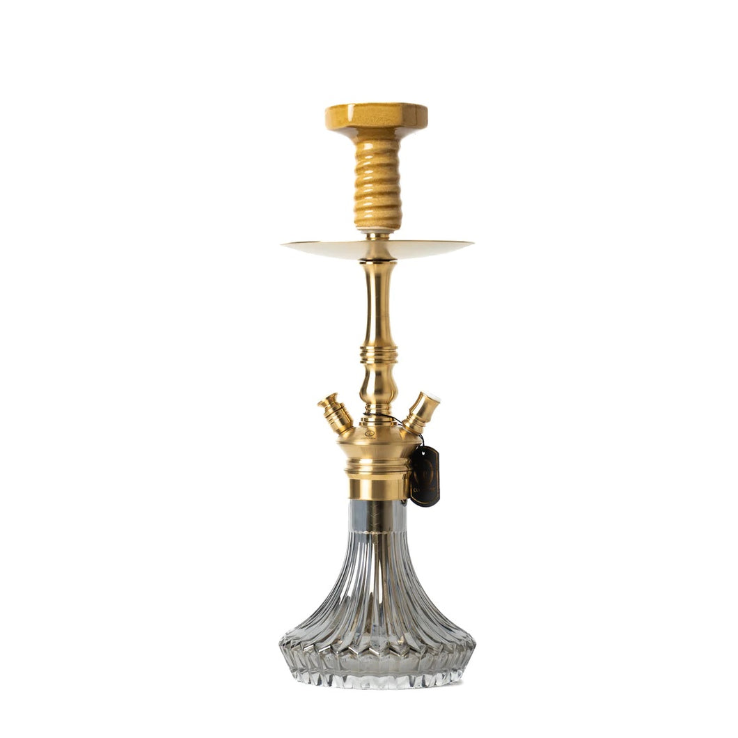 COCOYAYA Madrid Hookah - Golden (Black Base)