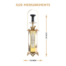 Load image into Gallery viewer, COCOYAYA Minar Hookah Golden
