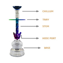 Load image into Gallery viewer, COCOYAYA Conquer Series Niko Hookah Rainbow
