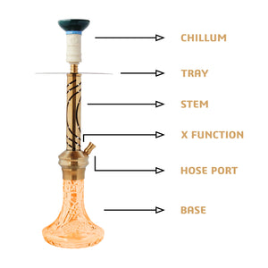 COCOYAYA Valeriya Hookah Golden (Orange Base )