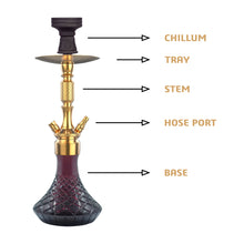 Load image into Gallery viewer, COCOYAYA Prince Series Pedro Hookah ( Purple Base )
