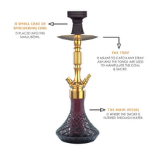 Load image into Gallery viewer, COCOYAYA Prince Series Pedro Hookah ( Purple Base )
