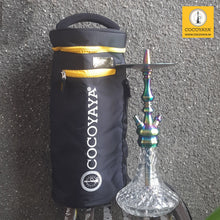 Load image into Gallery viewer, COCOYAYA Small Hookah Carry Bag Black (Prince Series) (Cylinder shape )
