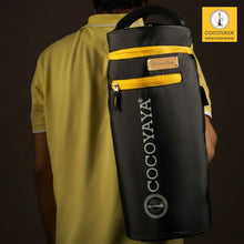 Load image into Gallery viewer, COCOYAYA Small Hookah Carry Bag Black (Prince Series) (Cylinder shape )
