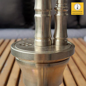 COCOYAYA Prince Series Messi With Bag Hookah Champagne (Transparent Base)