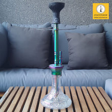 Load image into Gallery viewer, COCOYAYA Prince Series Ronaldo Hookah Rainbow (Transparent Base) ( With Bag )
