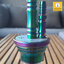 Load image into Gallery viewer, COCOYAYA Prince Series Ronaldo Hookah Rainbow (Transparent Base) ( With Bag )
