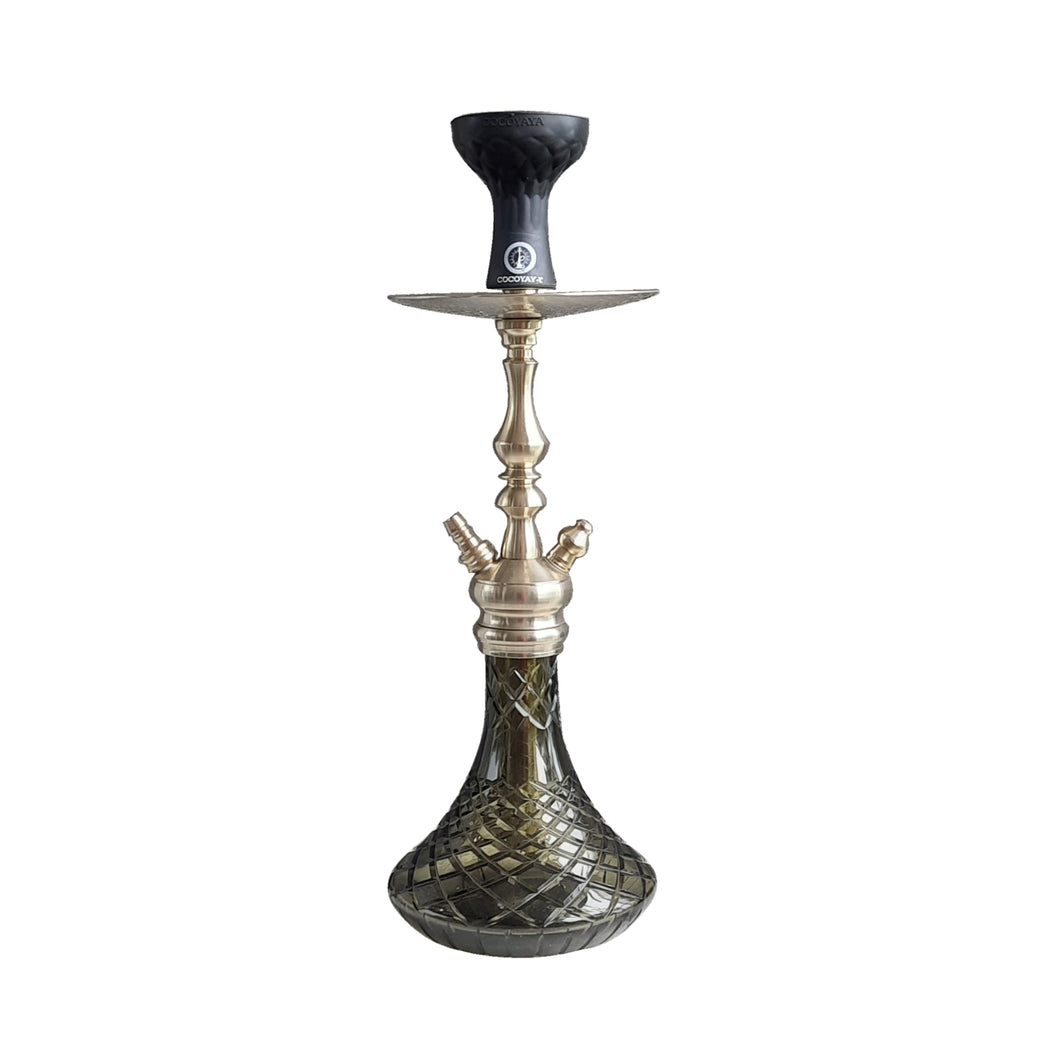 COCOYAYA Prince Series Simba Hookah Champagne (Grey Base) With Bag