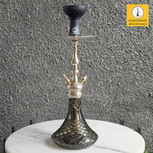 COCOYAYA Prince Series Simba Hookah Champagne (Grey Base) With Bag